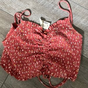 Aeropostale Women’s Tie Crop Tank